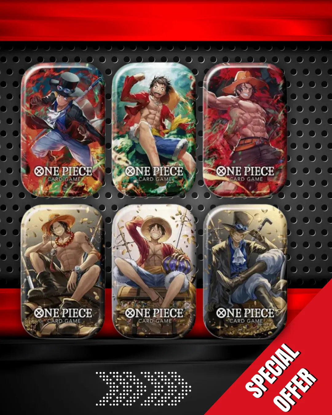 One Piece Card Game Mini Tin Pack Set Vol. 2 (TS-02)