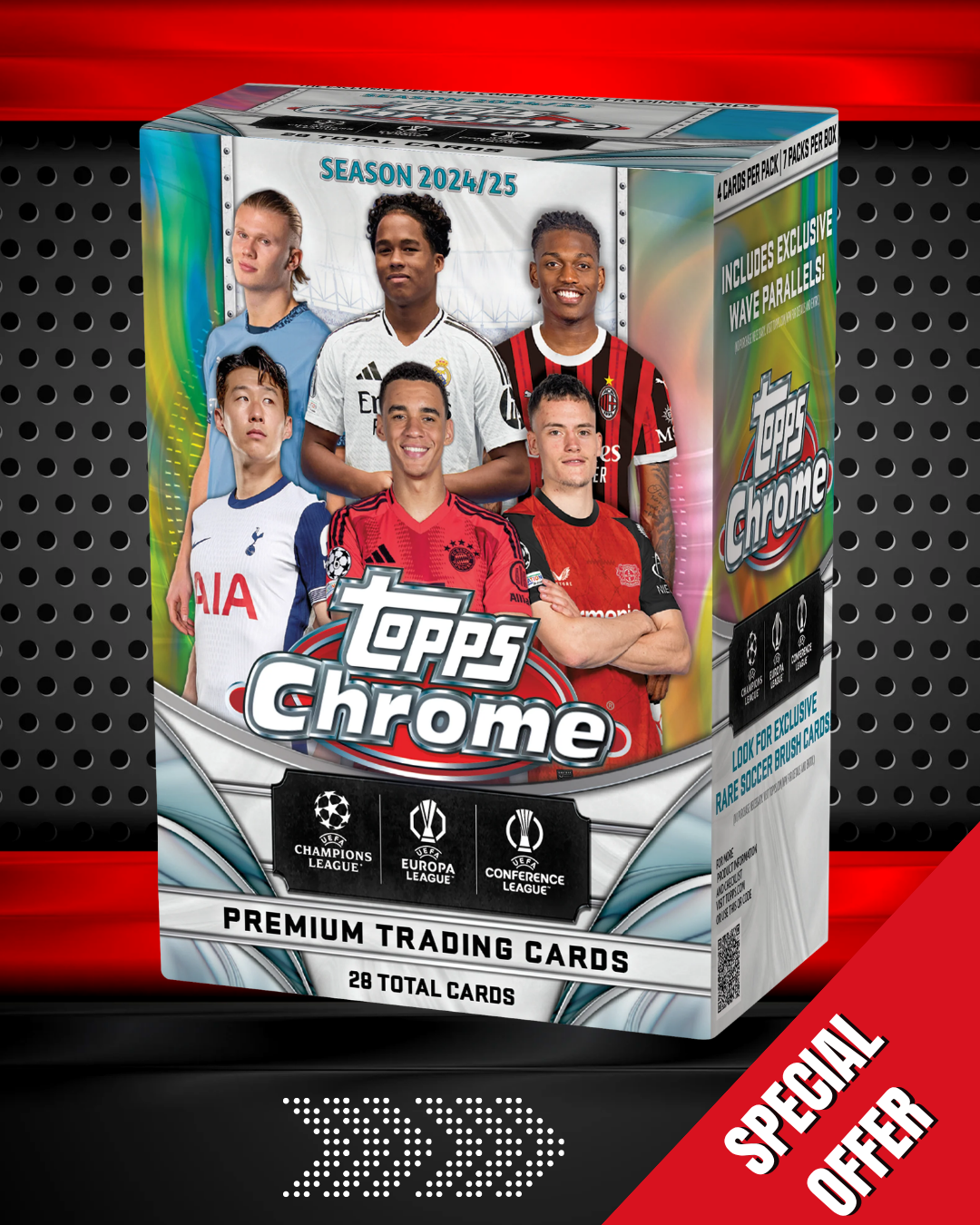 2024/25 Topps Chrome UEFA Club Value Box