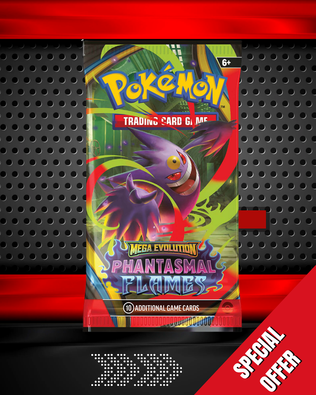 Pokemon TCG Phantasmal Flame – Single Booster Pack