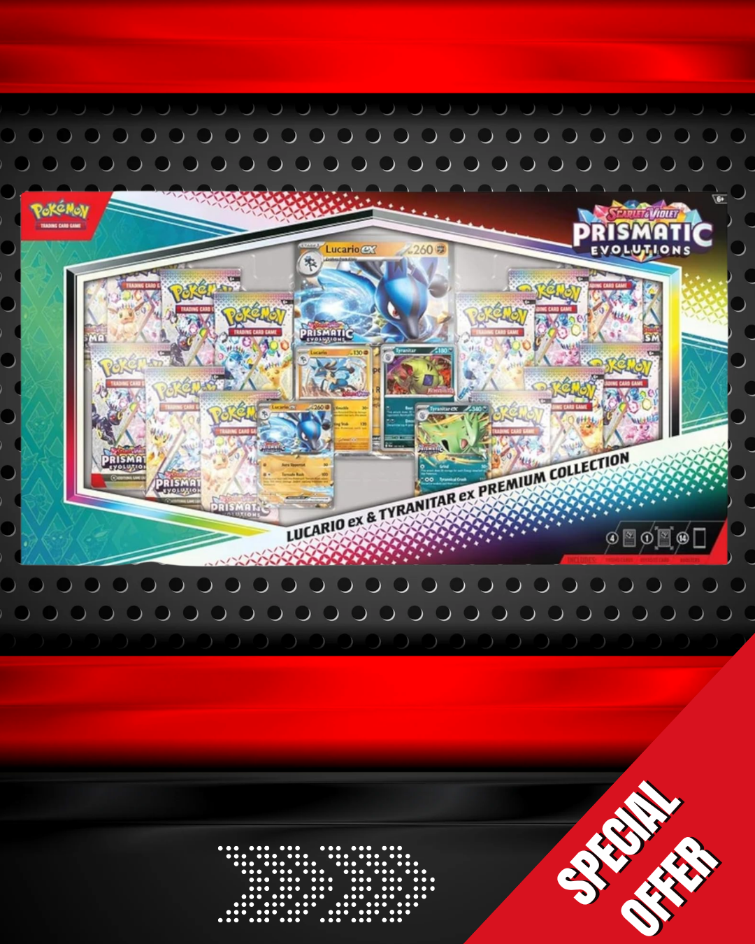 Lucario ex & Tyranitar ex Premium Collection