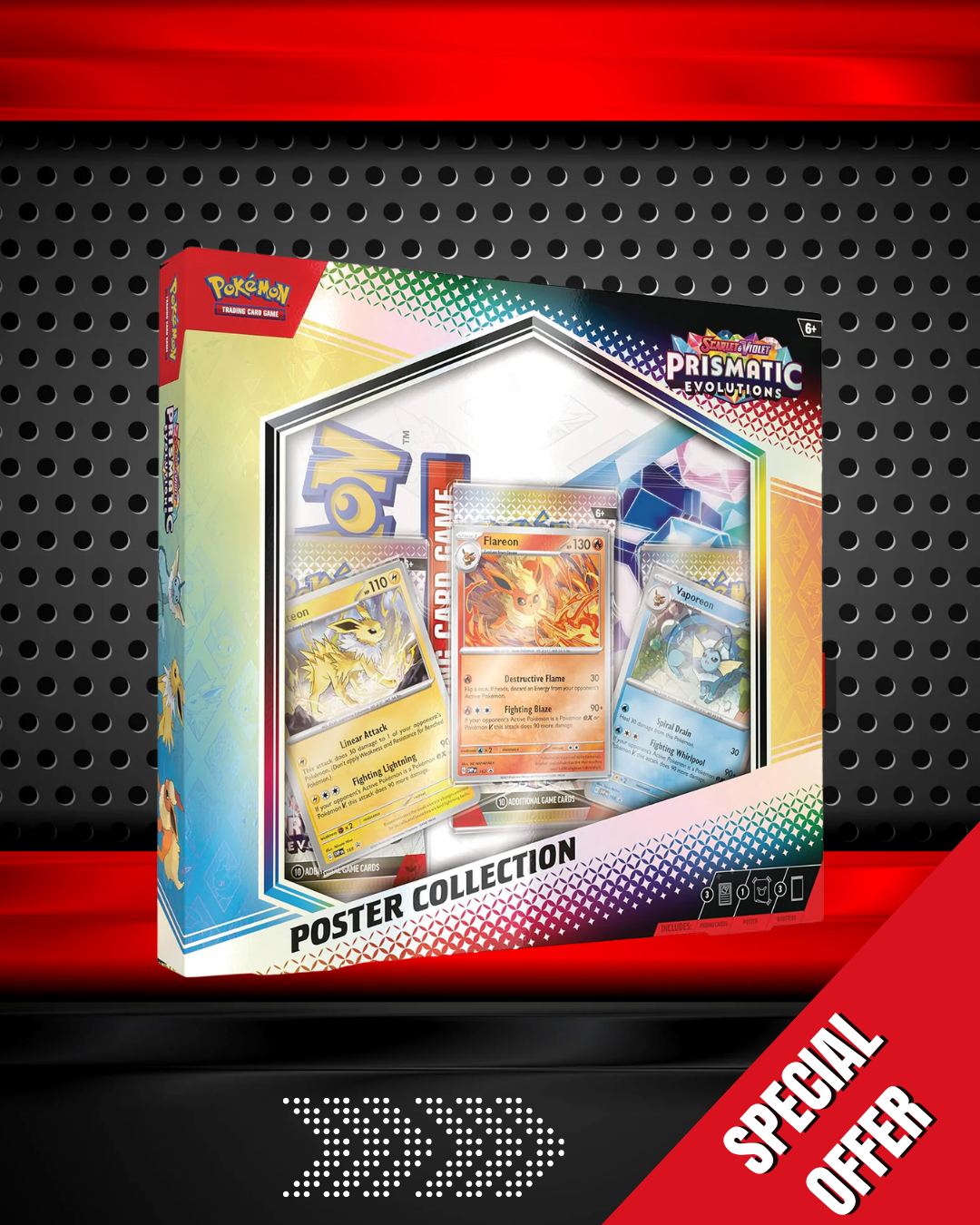 Pokemon TCG Prismatic Evolutions Poster Collection