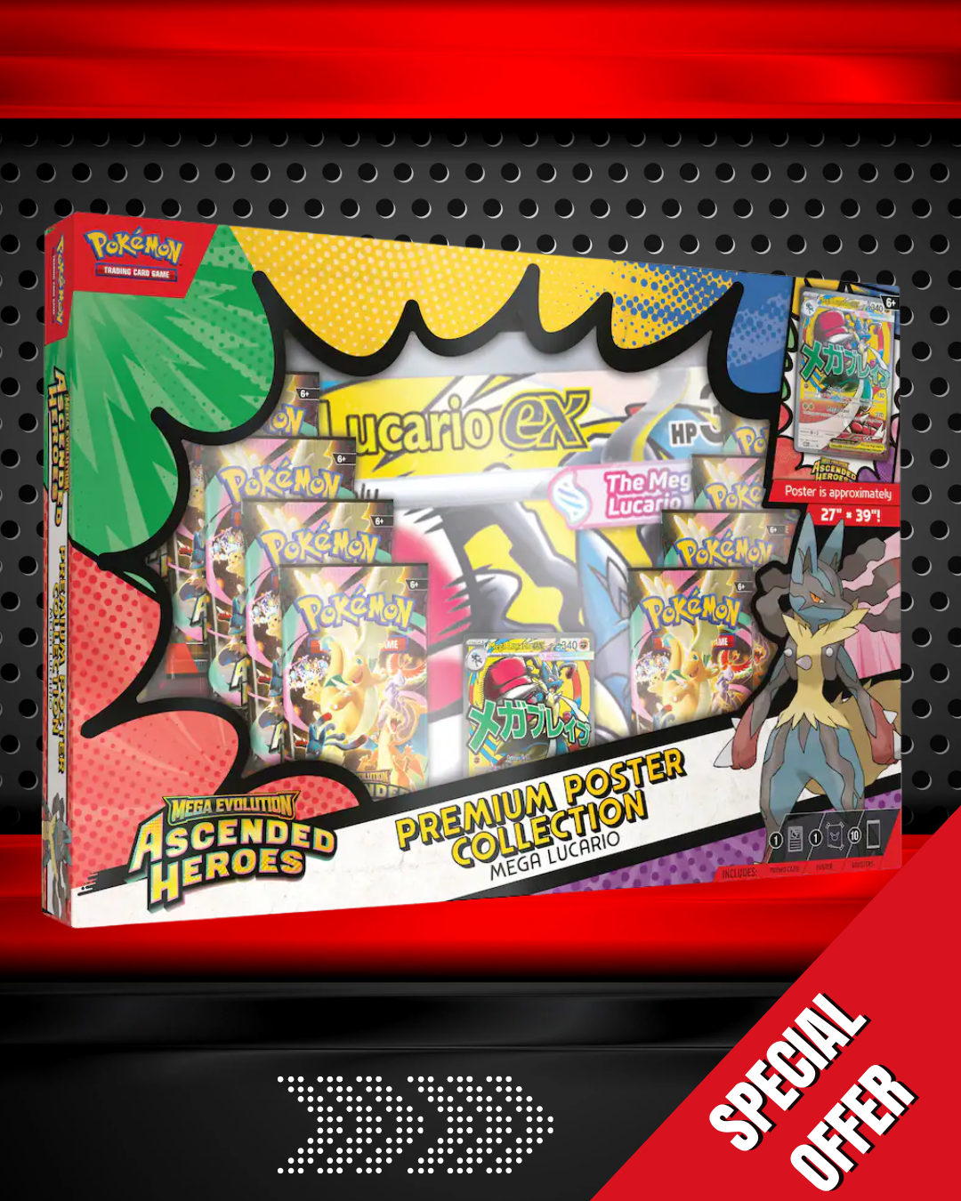Pokemon TCG Ascended Heroes Premium Poster Collection