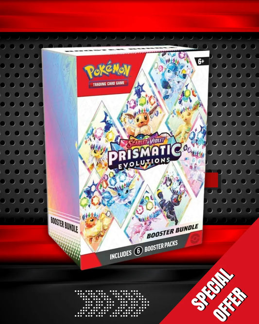 Pokémon TCG Scarlet & Violet: Prismatic Evolutions – Booster Bundle