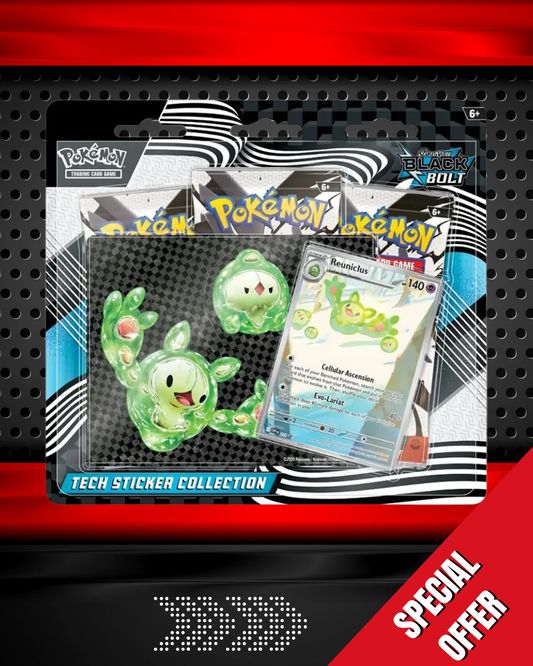 Black Bolt Tech Stickers Collection