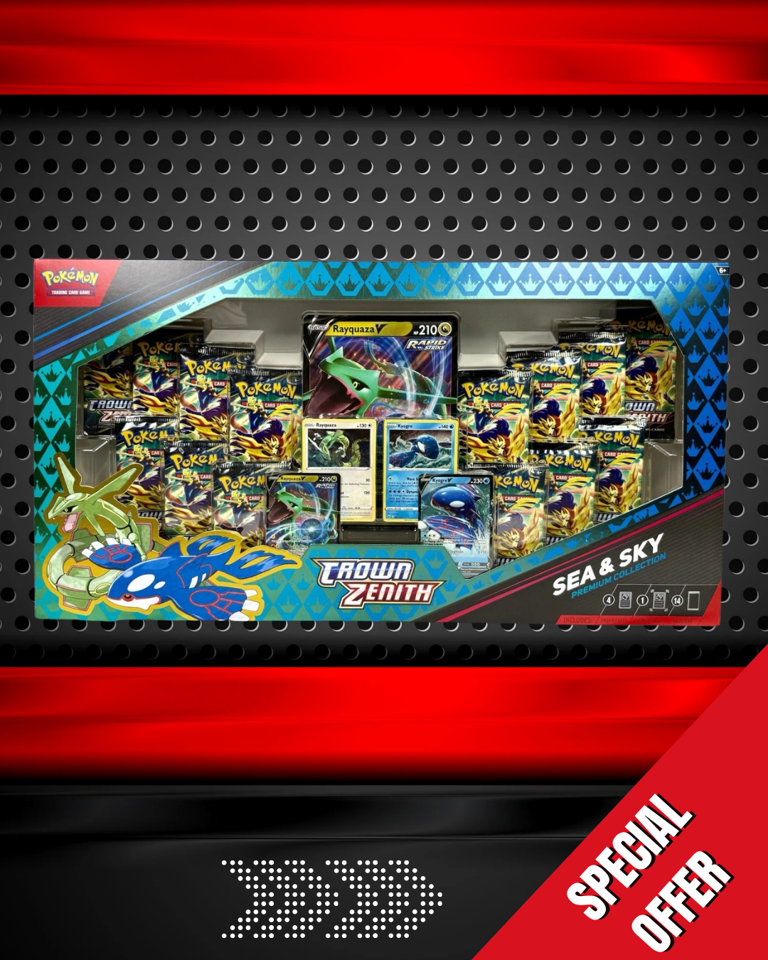Pokemon TCG Crown Zenith: Sea & Sky Collection