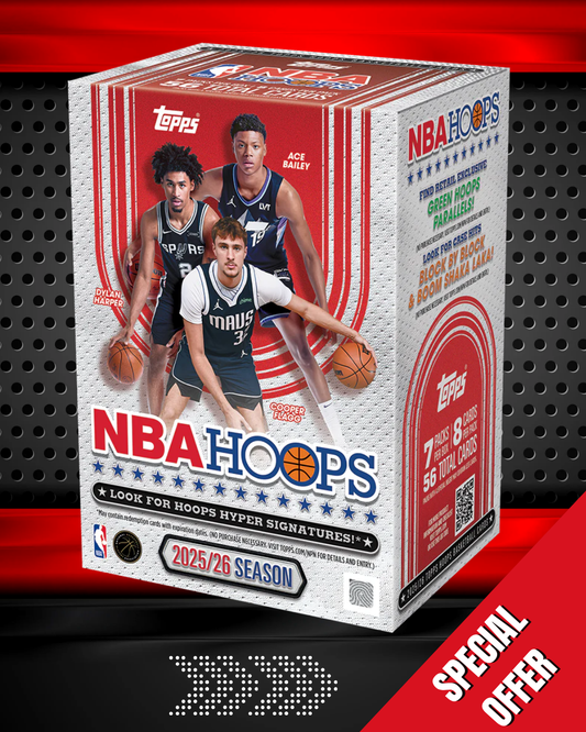 2025/26 Topps NBA Hoops Basketball Value Blaster Box x 5