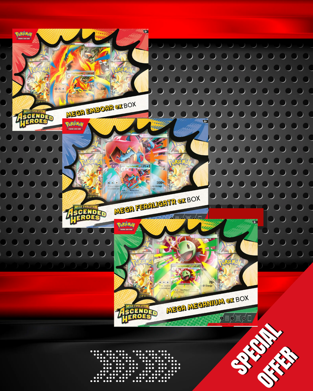 Pokemon TCG Ascended Heroes ex Box Collection