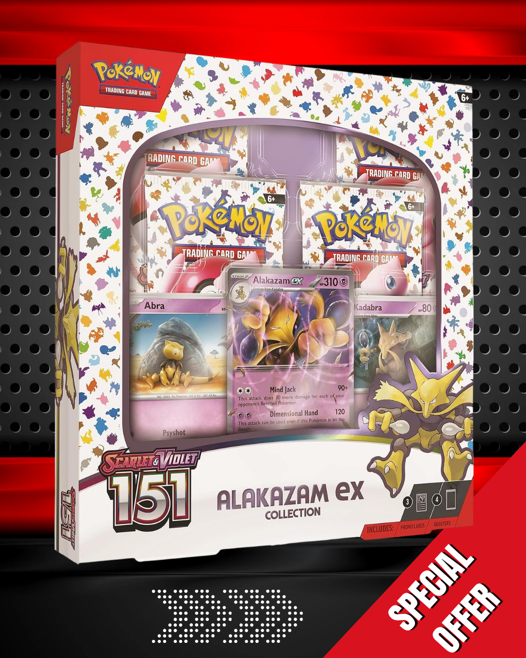 Pokemon TCG 151 Alakazam ex Collection