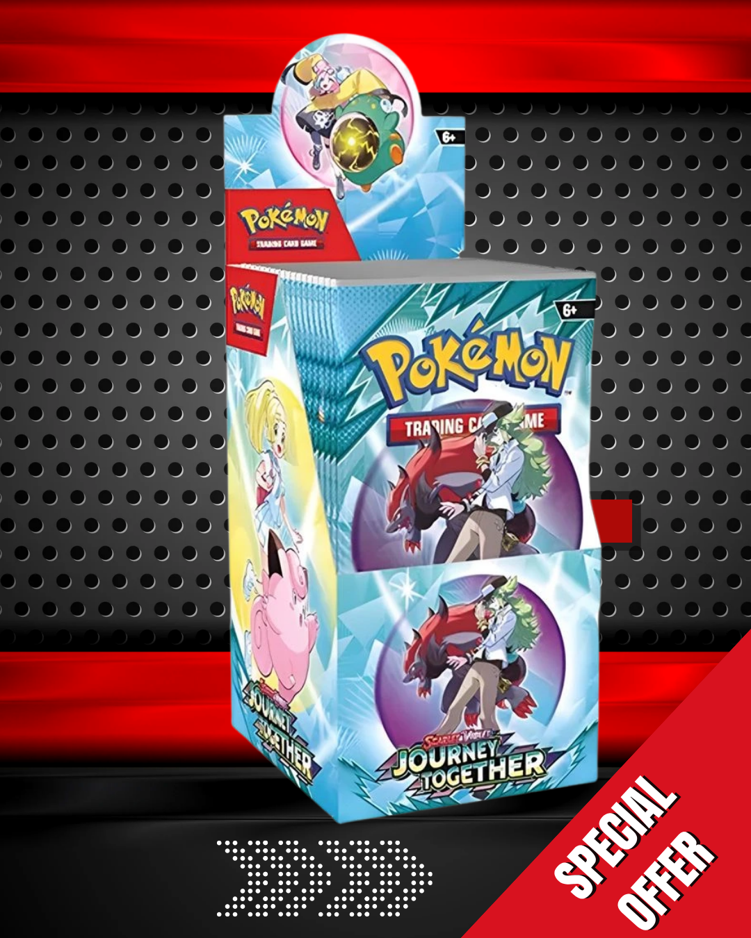 Pokemon TCG Journey Together – Half Booster Box